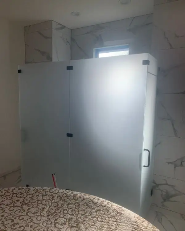 Frameless Glass Shower Door Installation